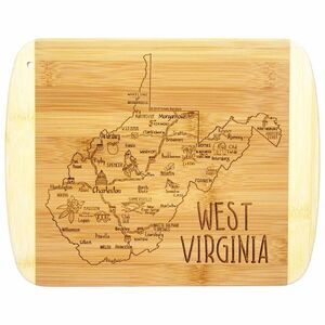 Totally Bamboo West Virginia State Serving Cutting Board WV Charcuterie WVU Gift